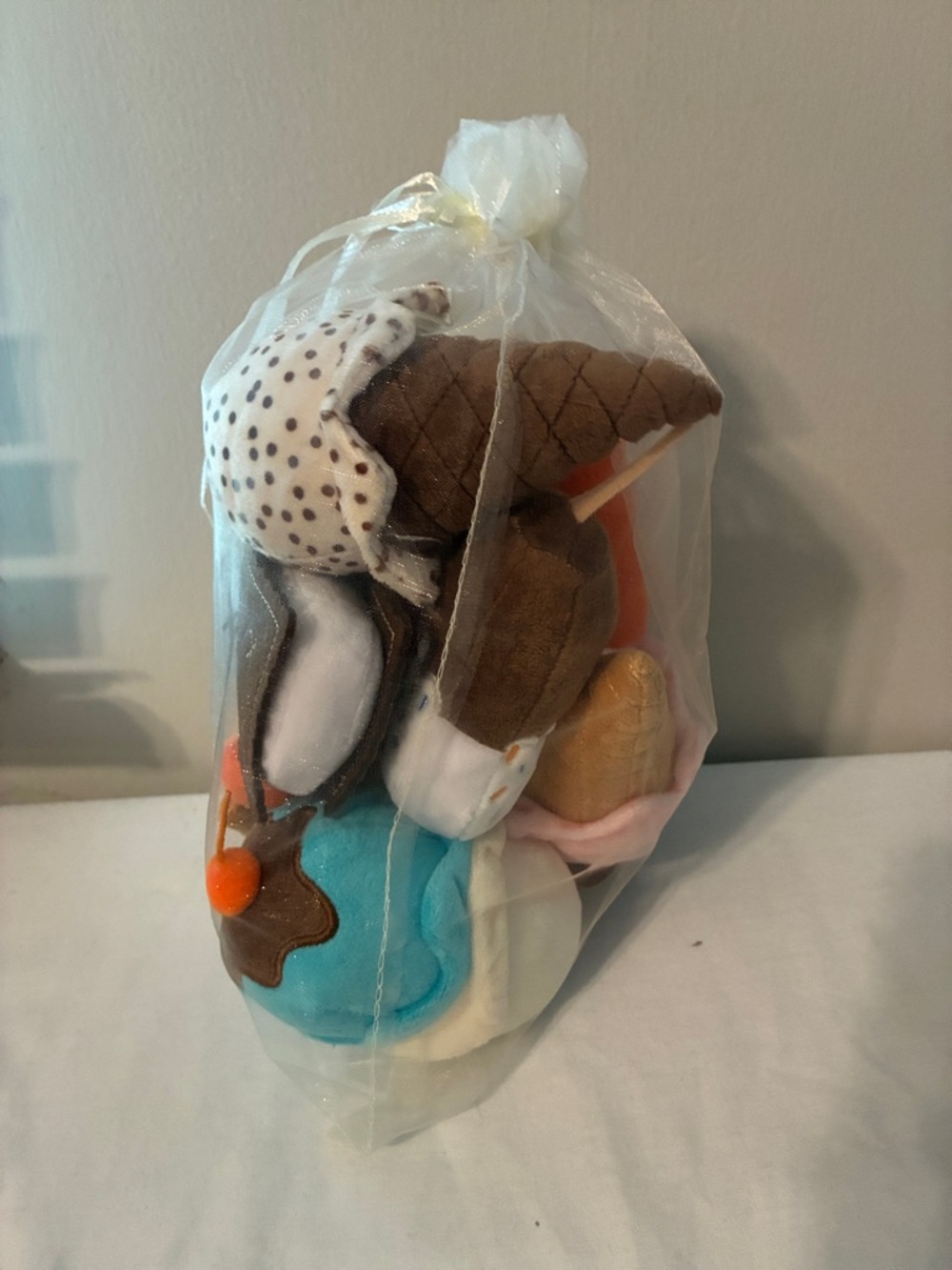 Plush Toy Food Set - Multicolor Plush Ice Cream & Treats - Picture 4 of 5